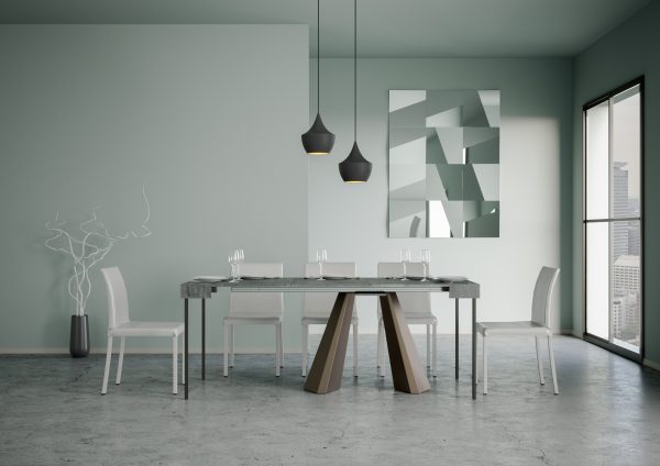 Consolle Diamante Cemento telaio orso - immagine 3
