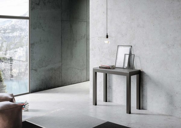 Consolle Everyday Small Evolution Cemento telaio Antracite - immagine 2