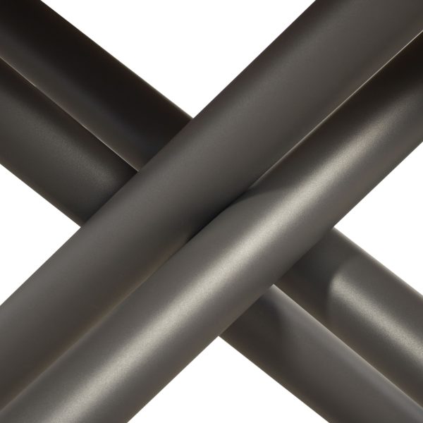Tavolo allungabile 90x140/244 cm Famas Cemento telaio Antracite - immagine 5