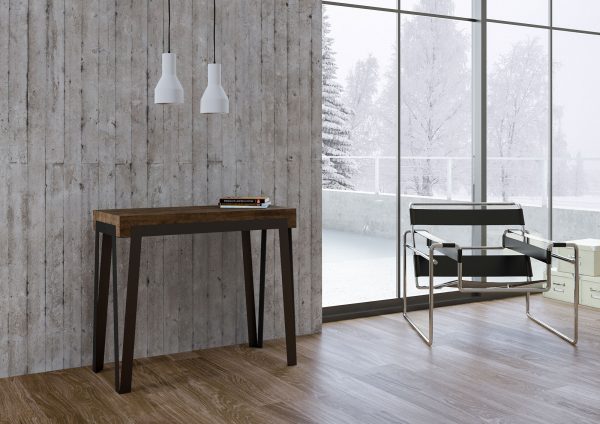 Consolle Rio Premium Noce telaio Antracite - immagine 2