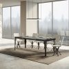 Tavolo allungabile 80x160/244 cm Paxon Cemento - immagine 3