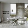 Tavolo allungabile 90x160/264 cm Volantis Premium Bianco Frassino telaio 4/A - immagine 2