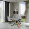 Tavolo allungabile 90x140/244 cm Volantis Cemento telaio 4/B - immagine 2