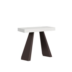 Consolle Diamante Small Premium Bianco Frassino telaio orso