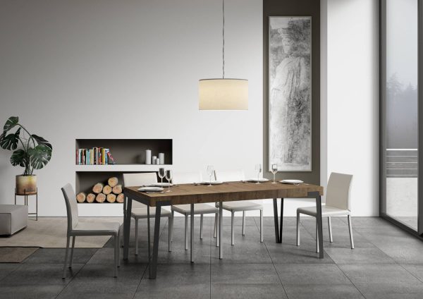 Consolle Rio Premium Noce telaio Antracite - immagine 3