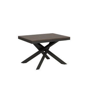 Tavolo Volantis Evolution piano Noce 90x120 Allungato 380 telaio Antracite