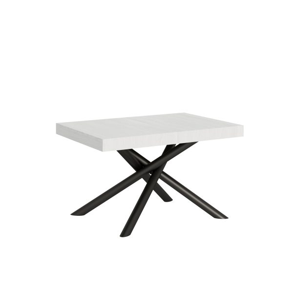 Tavolo allungabile 90x140/244 cm Famas Bianco Frassino telaio Antracite
