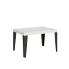 Tavolo allungabile 90X140/244 cm Flame Bianco Frassino telaio Antracite