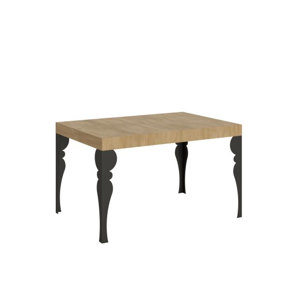 Tavolo Paxon Allungabile piano Quercia Natura 90x130 Allungato 234 telaio Antracite