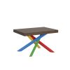 Tavolo allungabile 90x140/400 cm Volantis noce telaio 4/B