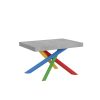 Tavolo allungabile 90x140/244 cm Volantis Cemento telaio 4/B
