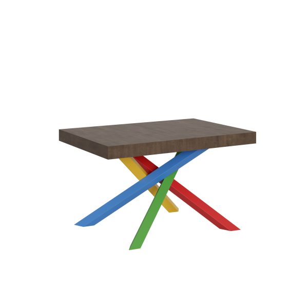 Tavolo allungabile 90x120/224 cm Volantis Noce telaio 4/B