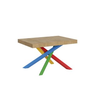 Tavolo allungabile 90x120/224 cm Volantis Quercia Natura telaio 4/B