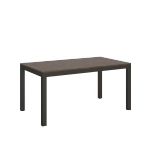 Tavolo everyday Evolution piano Noce 90x160 Allungato 420 telaio Antracite