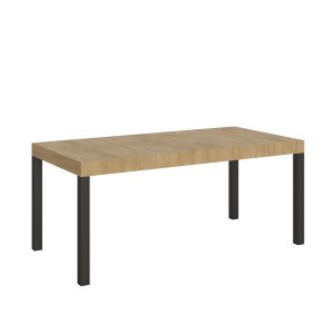 Tavolo allungabile 90x200/460 cm Everyday Quercia Natura telaio Antracite