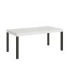 Tavolo everyday Allungabile piano Bianco Frassino 90x180Allungato 284 telaio Antracite