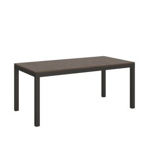 Tavolo everyday Evolution piano Noce 90x180 Allungato 440 telaio Antracite