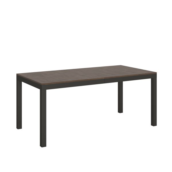 Tavolo everyday Evolution piano Noce 90x180 Allungato 440 telaio Antracite