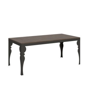 Tavolo Paxon Evolution piano Noce 90x180 Allungato 440 telaio Antracite