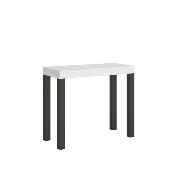 Consolle EveryDay Small Bianco Frassino telaio Antracite