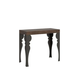 Consolle Paxon Premium Noce telaio Antracite