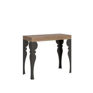 Consolle Paxon Small Premium Quercia Natura telaio Antracite