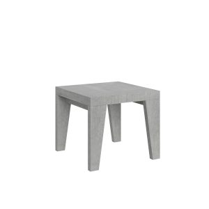 Tavolo Naxy Allungabile Cemento 90x90 Allungato 246