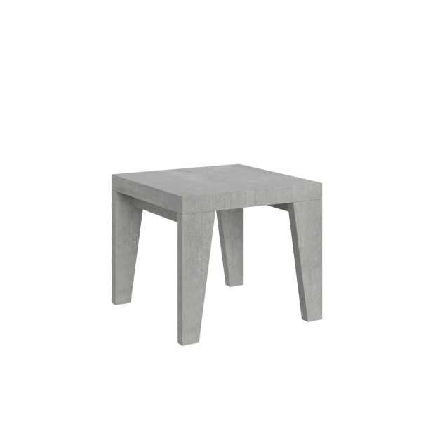 Tavolo Naxy Allungabile Cemento 90x90 Allungato 246