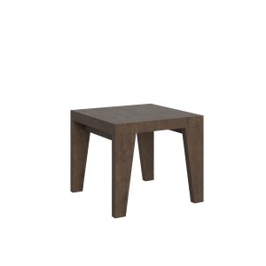 Tavolo Naxy Allungabile Noce 90x90 Allungato 246