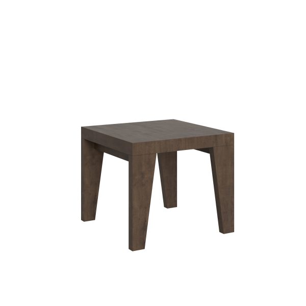 Tavolo Naxy Allungabile Noce 90x90 Allungato 246