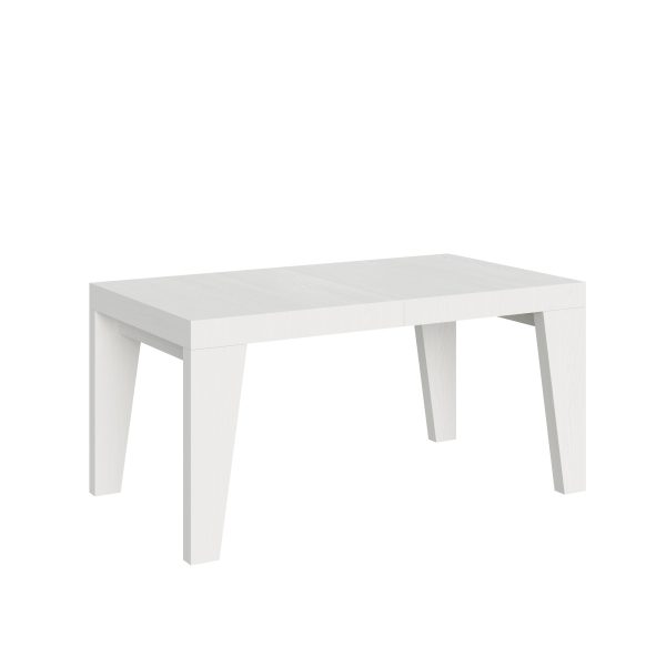 Tavolo Naxy Allungabile Bianco Frassino 90x160 Allungato 420