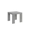 Tavolo Roxell Allungabile Cemento 90x90 Allungato 246