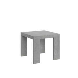 Tavolo Roxell Allungabile Cemento 90x90 Allungato 246