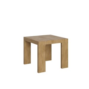 Tavolo Roxell Allungabile Quercia Natura 90x90 Allungato 246
