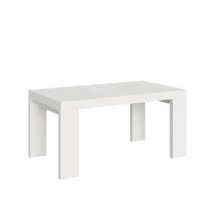 Tavolo Roxell Allungabile Bianco Frassino 90x160 Allungato 264