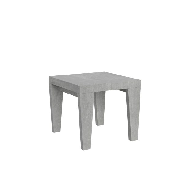 Tavolo Spimbo Allungabile Cemento 90x90 Allungato 246