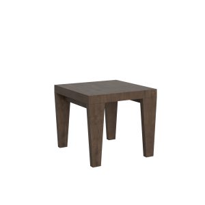 Tavolo Spimbo Allungabile Noce 90x90 Allungato 246