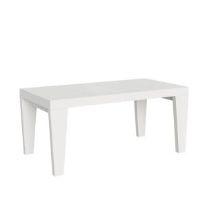 Tavolo Spimbo Allungabile Bianco Frassino 90x180 Allungato 440