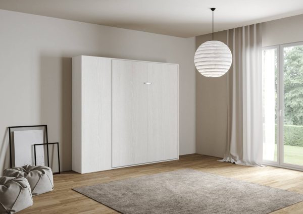 Letto 140 Kentaro Bianco Frassino con colonna sx-dx - immagine 2