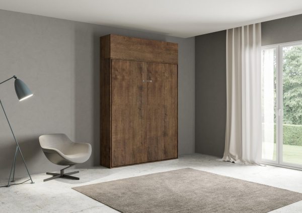 Letto 140 Kentaro Noce con pensile vasistas - immagine 2