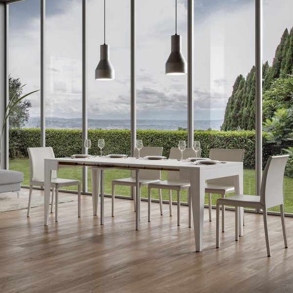 Consolle Isotta Small 90x42 Bianco Frassino - immagine 3