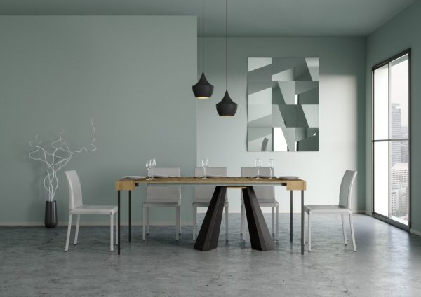 Consolle Diamante Small Quercia Natura telaio orso - immagine 3
