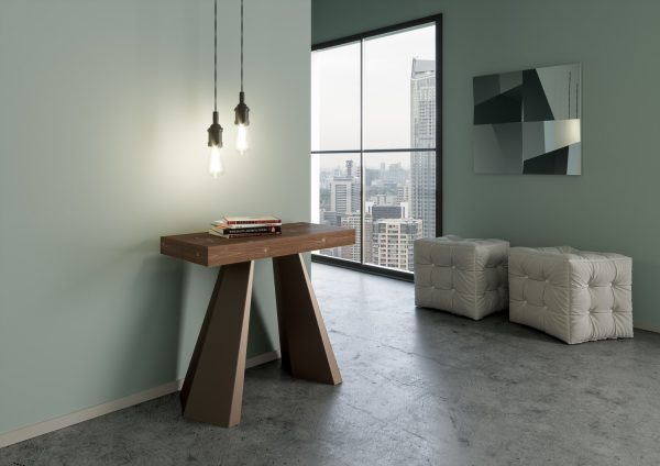 Consolle Diamante Small Abete Tinto telaio orso - immagine 2
