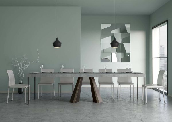 Consolle Diamante Premium Cemento telaio orso - immagine 4