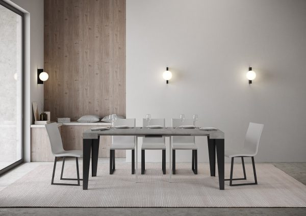 Consolle Flame Cemento telaio Antracite - immagine 3