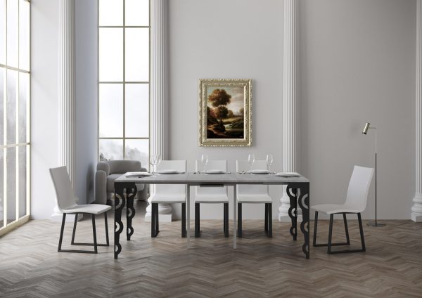 Consolle Karamay Small Evolution Cemento telaio Antracite - immagine 3