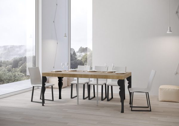 Consolle Paxon Small Premium Quercia Natura telaio Antracite - immagine 3