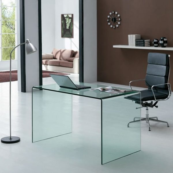 Scrittoio Office Glassy 100x60x75 lati chiusi - immagine 4