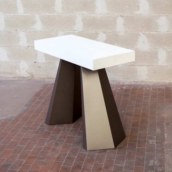 Consolle Diamante Premium Bianco Frassino telaio orso - immagine 8