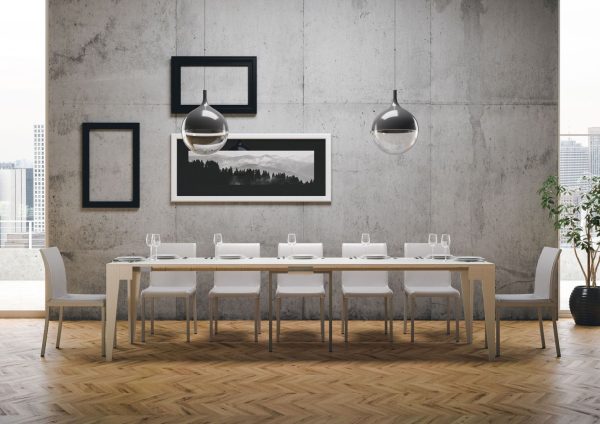 Consolle Isotta 90x42 Bianco Frassino - immagine 4